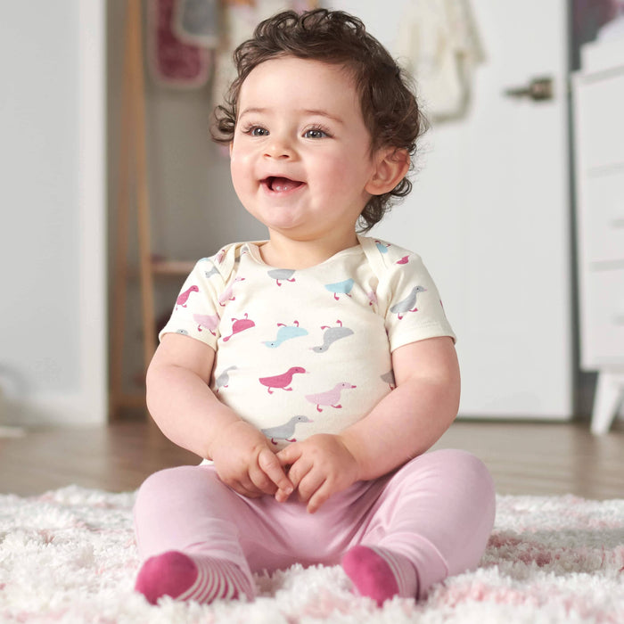 2-Pack Baby Girls Comfy Stretch Pants-Gerber Childrenswear