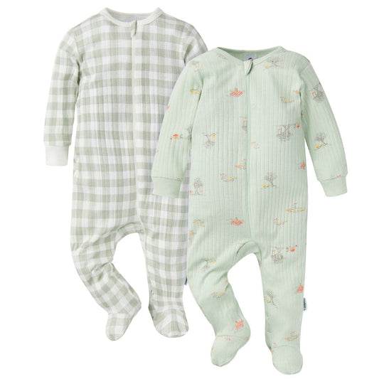 2-Pack Baby Girls Park Picnic Sleep 'N Plays
