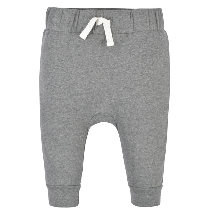 2-Pack Baby Neutral Comfy Stretch Gray & Black Pants-Gerber Childrenswear
