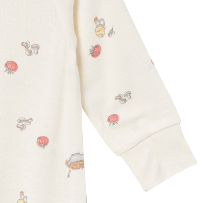 2-Pack Baby Neutral Ivory Pasta Dinner Footless Coveralls sleepwear Modern Moments™ by Gerber®