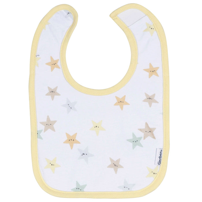 2-Pack Baby Neutral Starry Smiles Dribbler Bibs Bibs & Burp Cloths Gerber®