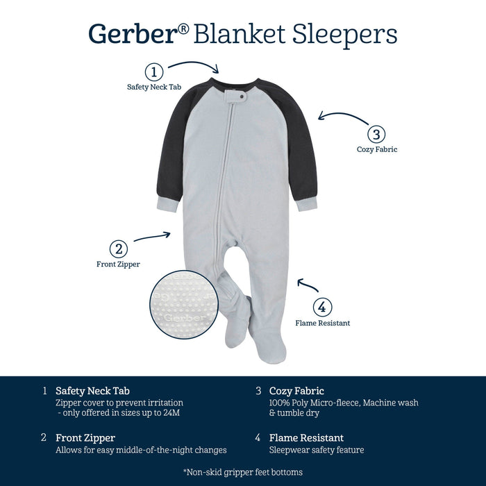 2-Pack Baby & Toddler Boys Lion Blanket Sleepers