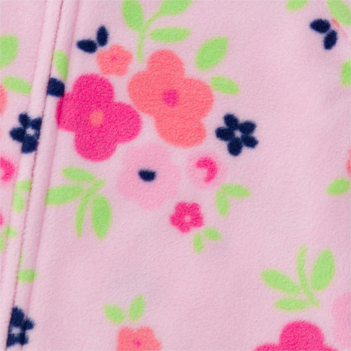 2-Pack Baby & Toddler Girls Floral Fleece Pajamas-Gerber Childrenswear
