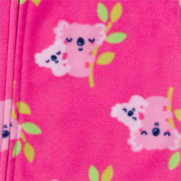 2-Pack Baby & Toddler Girls Koala Fleece Pajamas-Gerber Childrenswear