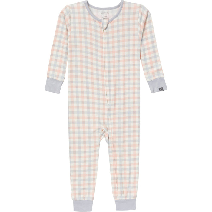 2-Pack Baby & Toddler Neutral Blue Plaid Tight Fitting Footless Pajamas sleepwear Modern Moments™ by Gerber®
