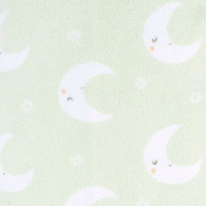2-Pack Baby & Toddler Neutral Moons Fleece Pajamas