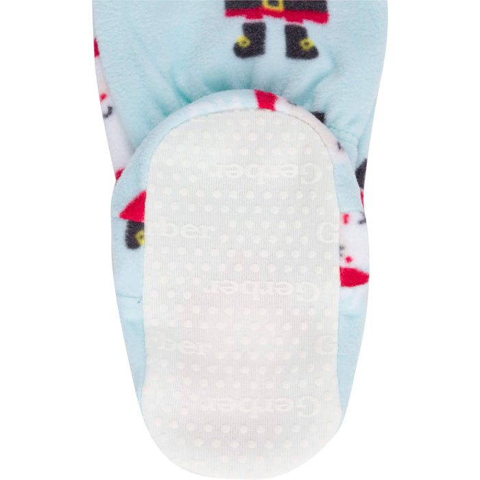2-Pack Baby & Toddler Neutral Santa Fleece Pajamas-Gerber Childrenswear