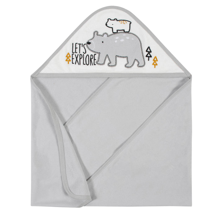 2-Pack Boys Bear Hooded Towels-Gerber Childrenswear