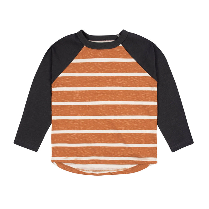 2-Pack Baby & Toddler Boys Grey & Rust Tie Dye Raglan Tees