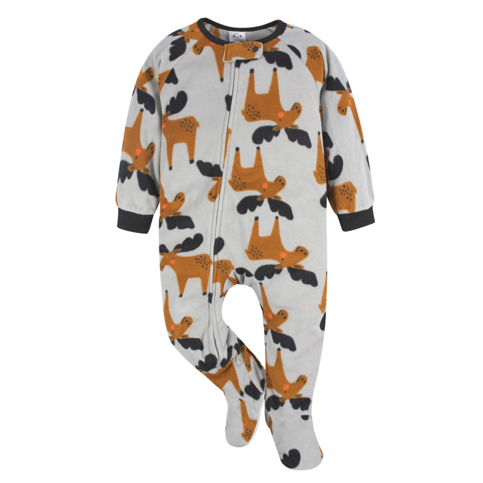 2-Pack Baby & Toddler Boys Moose Blanket Sleepers