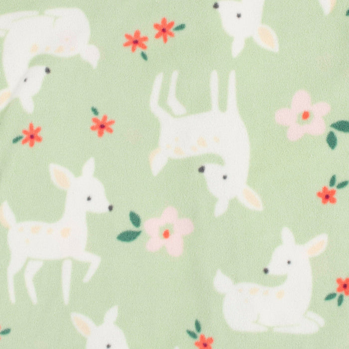 2-Pack Baby & Toddler Girls Deer Blanket Sleepers