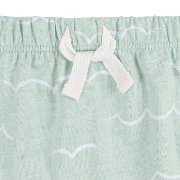 2-Piece Baby Boys Waves T-Shirt and Shorts Set