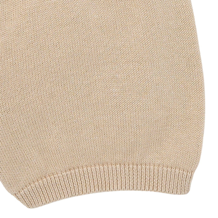 2-Piece Baby Boys Light Tan Johnny Collar Sweater Knit Set outfits Modern Moments™ by Gerber®