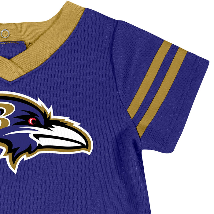 2-Piece Baby Girls Ravens Dress & Diaper Cover Set NFL NFL