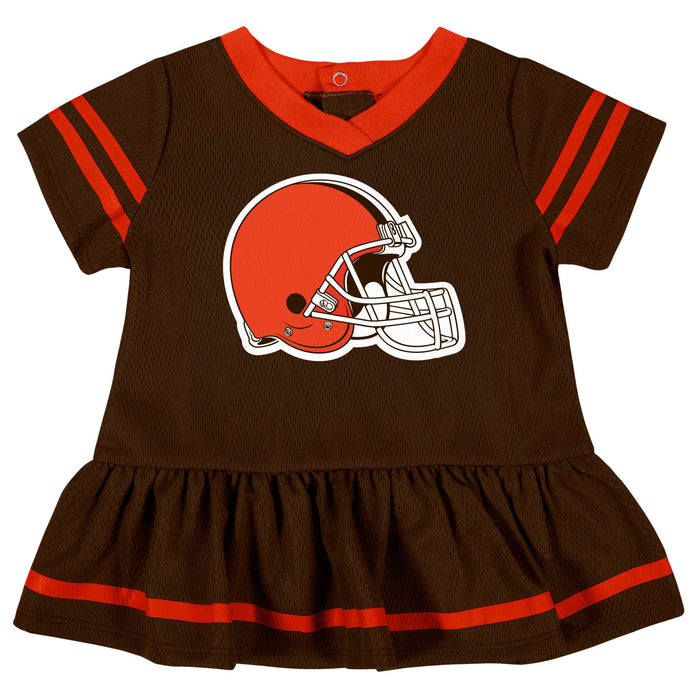 Baby Girls Cleveland Browns Dress & Diaper Cover Set NFL NFL