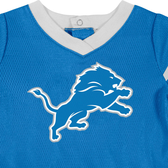 2-Piece Baby Girls Lions Dress & Diaper Cover Set