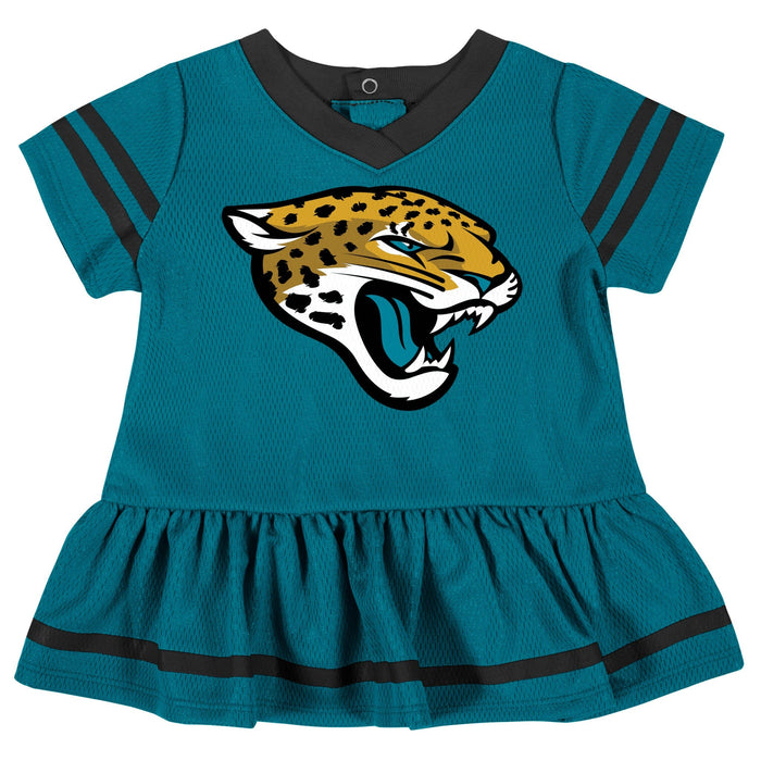 2-Piece Baby Girls Jaguars Dress & Diaper Cover Set NFL NFL