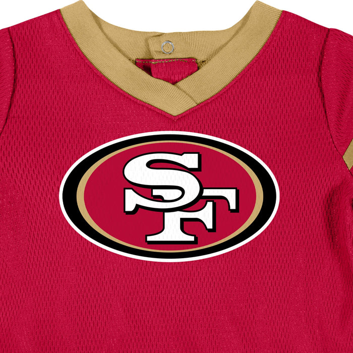 Baby Girls San Francisco 49ers Dress & Diaper Cover Set NFL NFL