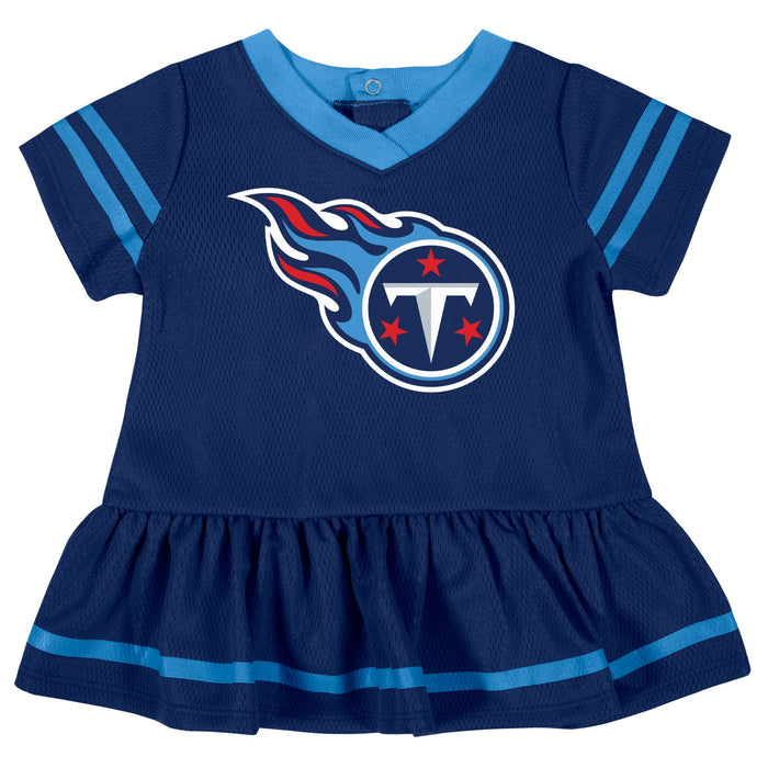 2-Piece Baby Girls Titans Dress & Diaper Cover Set NFL NFL