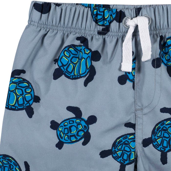 2-Piece Baby & Toddler Boys Sea Friends Rash Guard & Swim Trunks Set-Gerber Childrenswear