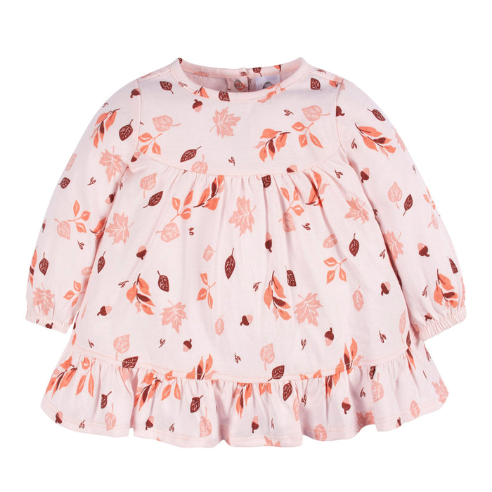 2-Piece Baby & Toddler Girls Leaves Dress & Legging Set