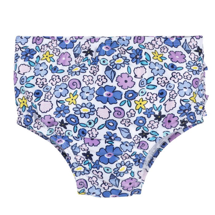 2-Piece Baby & Toddler Girls Vacation Vibes Rash Guard & Swim Bottoms Set-Gerber Childrenswear