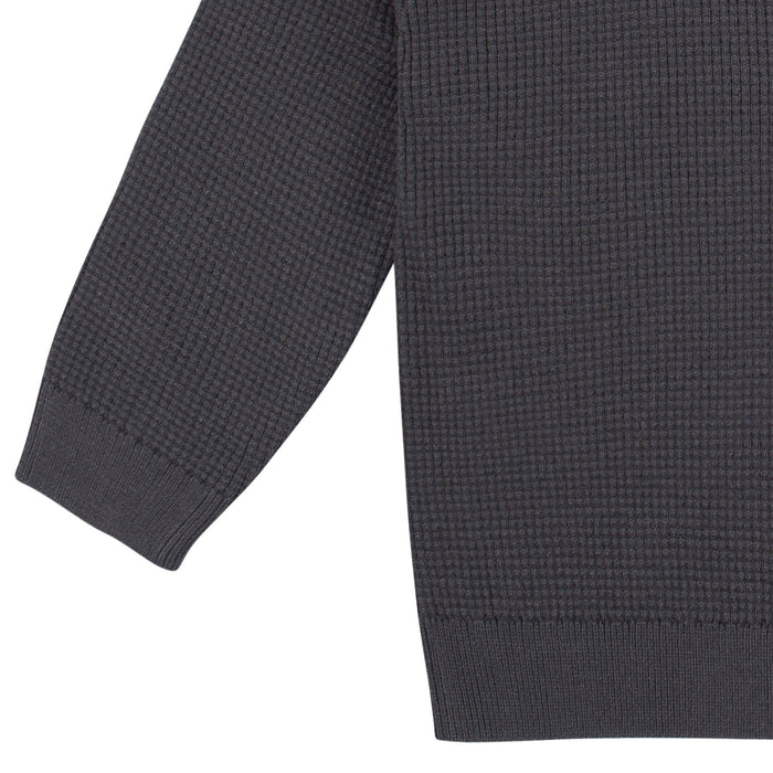 2-Piece Baby and Toddler Boys Charcoal Sweater Knit Set