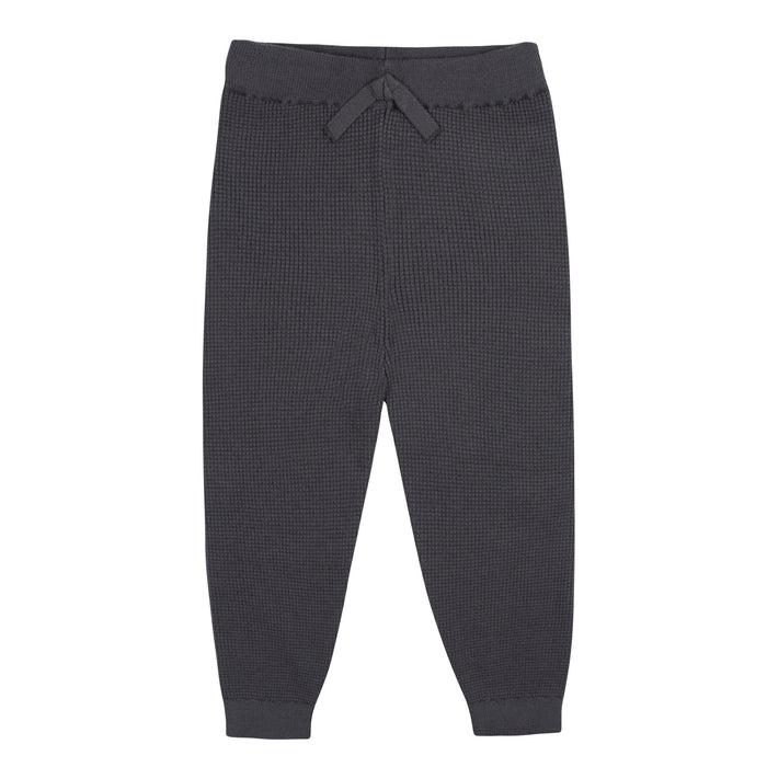 2-Piece Baby and Toddler Boys Charcoal Sweater Knit Set
