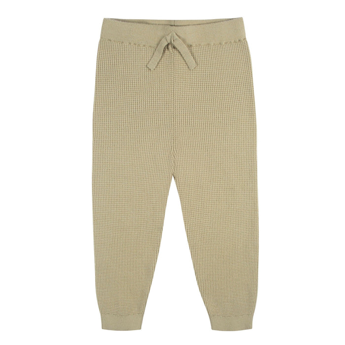 2-Piece Baby and Toddler Boys Tan Sweater Knit Set
