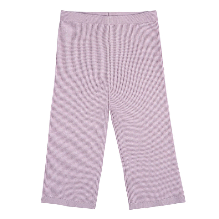 2-Piece Baby and Toddler Girls Lavender Sweater Knit Set