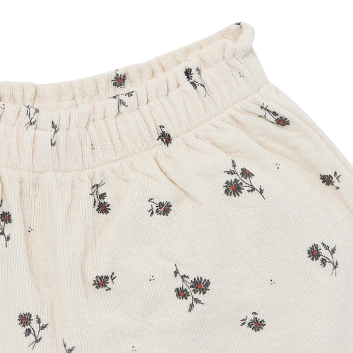 2-Piece Infant & Toddler Girls Beige Floral Top and Shorts Set outfits Modern Moments™ by Gerber®