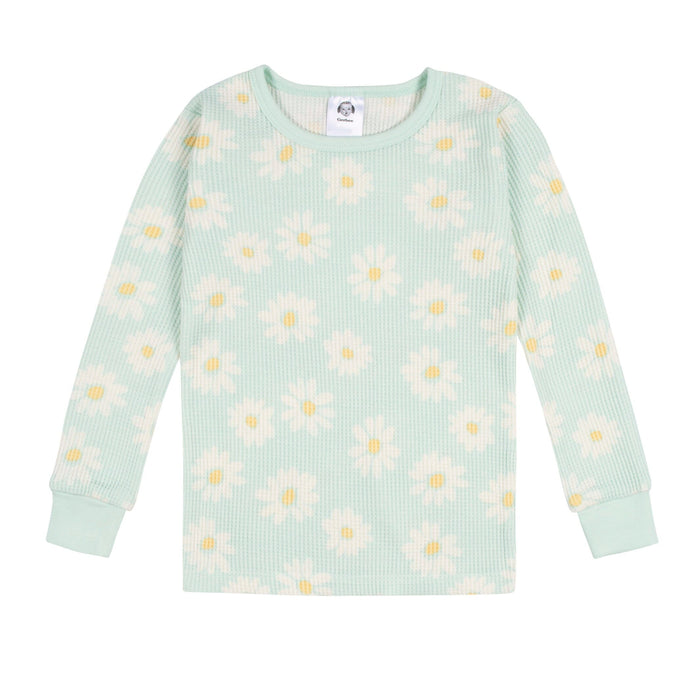 2-Piece Baby & Toddler Girls Daisies Snug Fit Pajama Set