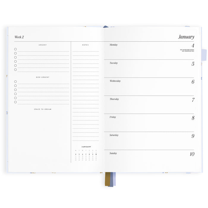 2027 A5 Horizontal Planner - Cornflower - PRE-ORDER (25 SEPTEMBER)