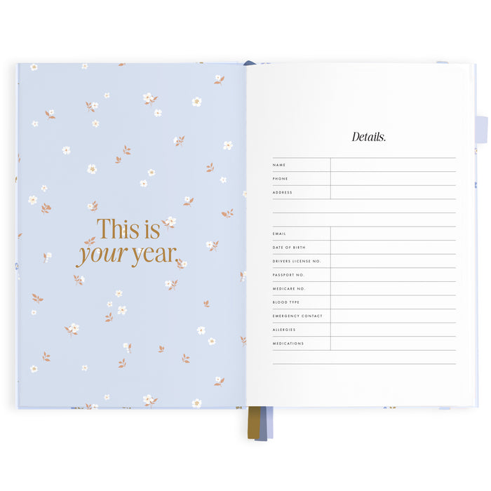 2027 A5 Horizontal Planner - Cornflower - PRE-ORDER (25 SEPTEMBER)