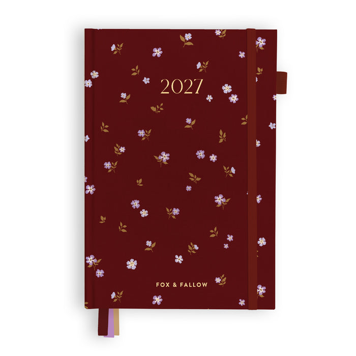2027 A5 Vertical Planner - Cherry Wisteria - PRE-ORDER (25 SEPTEMBER)