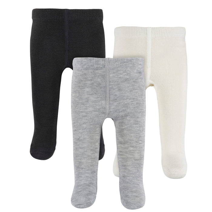 3-Piece Baby Girls Grey Heather Tights