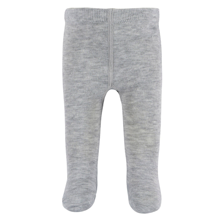 3-Piece Baby Girls Grey Heather Tights