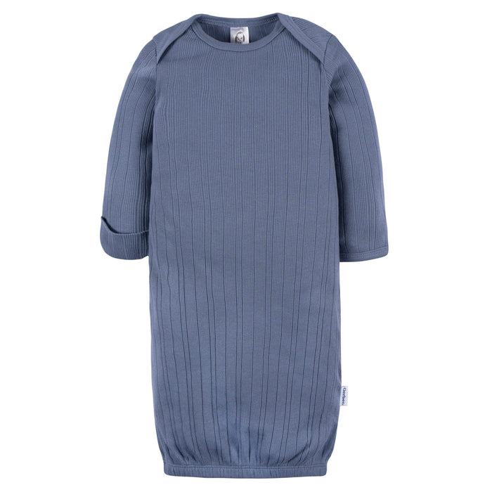 3-Pack Baby Boys Skywriting/Tan Stripe/Wild Win Lap Shoulder Gowns Sleepwear Gerber®
