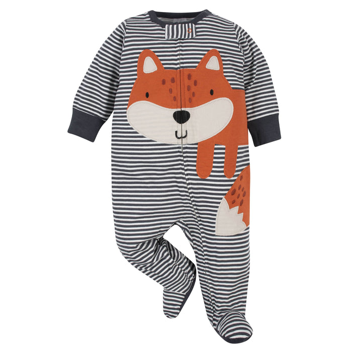 3-Pack Baby Boys Fox Sleep 'N Plays-Gerber Childrenswear