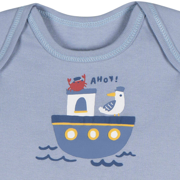 3-Pack Baby Boys Little Lighthouse Short Sleeve Onesies® Bodysuits Onesies Bodysuits Gerber®