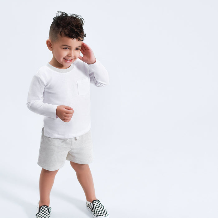 3-Pack Baby & Toddler Boys Royal Blues Long Sleeve Pocket Tees-Gerber Childrenswear