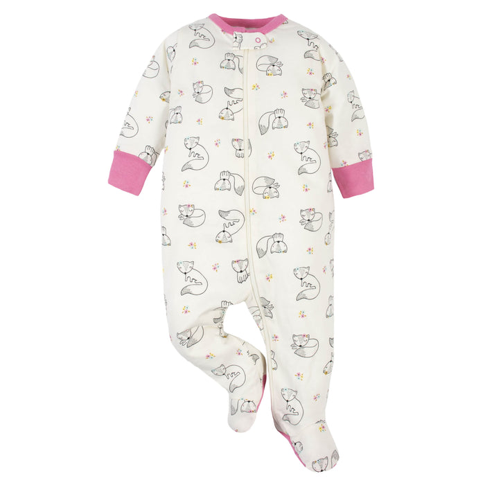 3-Pack Baby Girls Fox Sleep 'N Plays