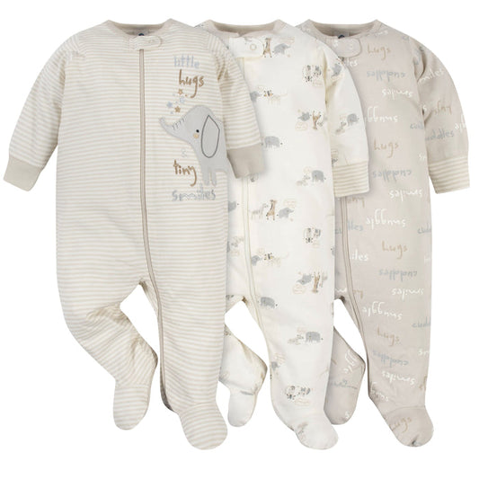3-Pack Baby Neutral Safari Sleep 'N Plays-Gerber Childrenswear