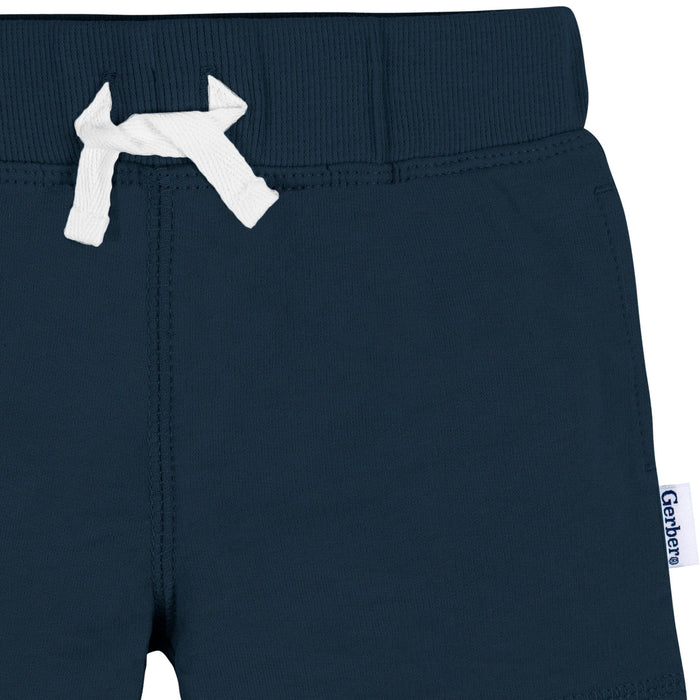3-Pack Baby & Toddler Boys Blues Knit Short