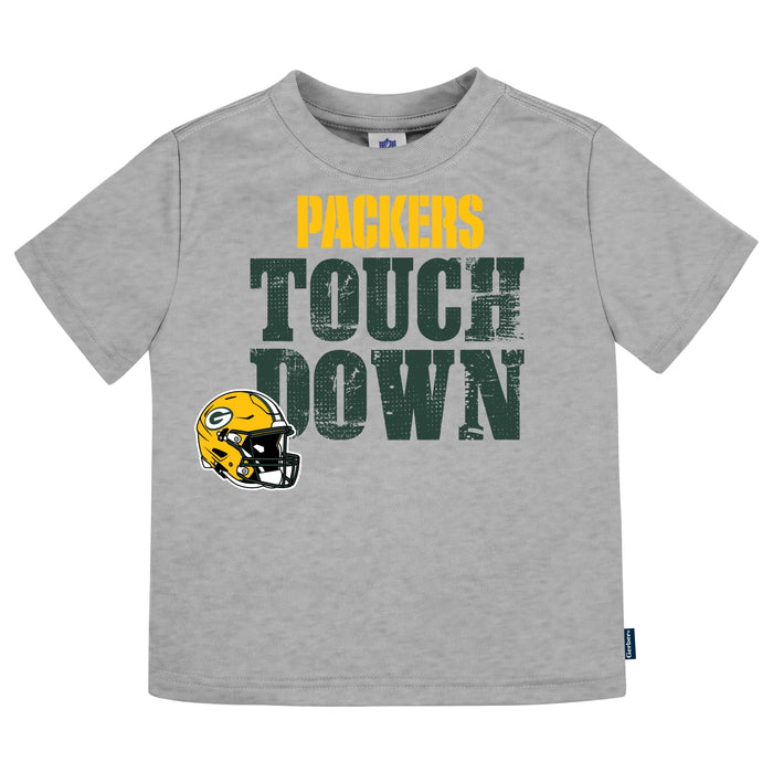 3-Pack Baby & Toddler Boys Packers Short Sleeve Shirts