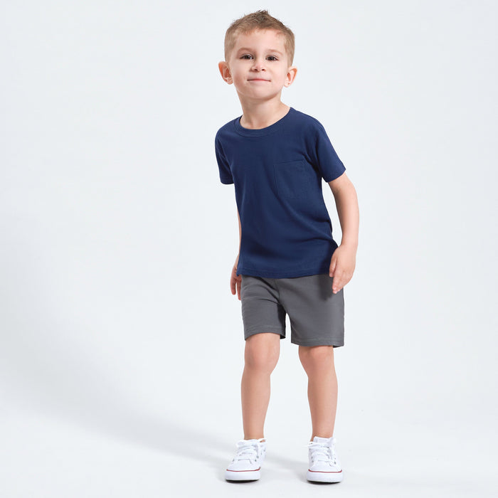 3-Pack Baby & Toddler Boys Royal Blues Short Sleeve Pocket Tees-Gerber Childrenswear
