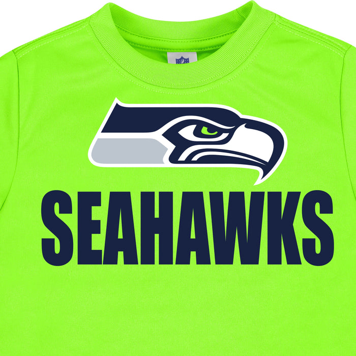 3-Pack Baby & Toddler Boys Seahawks Short Sleeve Shirts