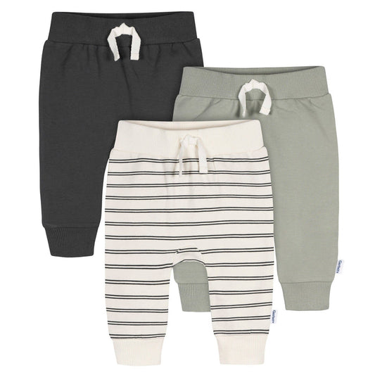 3-Pack Baby & Toddler Boys Wrought Iron Jogger Pants Pants & Bottoms Gerber®