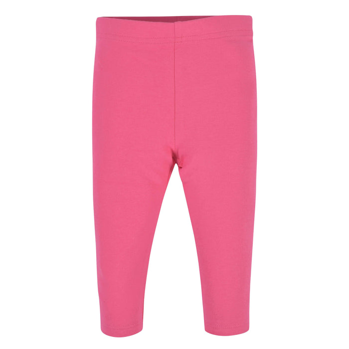 3-Pack Baby & Toddler Girls Hot Pink & Navy Premium Leggings-Gerber Childrenswear