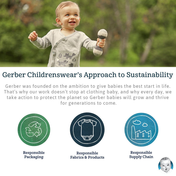3-Pack Organic White Training Pants-Gerber Childrenswear